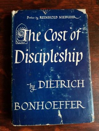 The Cost Of Discipleship By Dietrich Bonhoeffer 1954 Book Dustjacket Rare