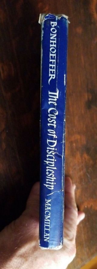 The Cost of Discipleship by Dietrich Bonhoeffer 1954 Book Dustjacket RARE 2