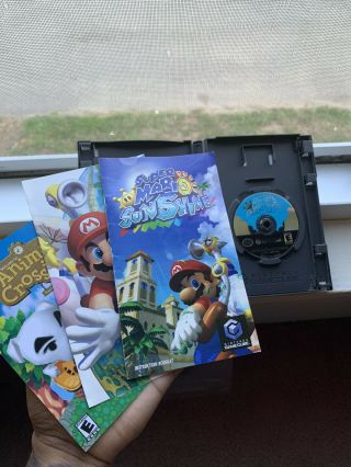 Mario Sunshine NOT FOR RESALE RARE - Cleaned/Tested - CIB - Case 3