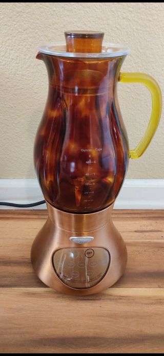 Jenn - Air Attrezzi Jbl800taau Copper Blender Glass Design Pitcher (rare)