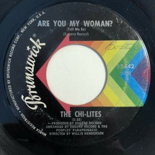 Chi - Lites Are You My Woman Mega Rare B - Boy Breaks Funk Northern Soul 45 Hear