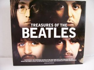 Treasures Of The Beatles Book In Case W/ Facsimiles Of Rare Memorabilia