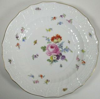 Antique Meissen Porcelain Soup Bowl 3