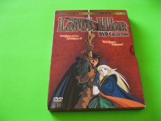 Record Of Lodoss War - Collectors Set (dvd,  2002,  2 - Disc Set,  Remastered) Rare