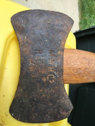 Antique Marshall Wells Hardware Co.  Hand Made Axe Head