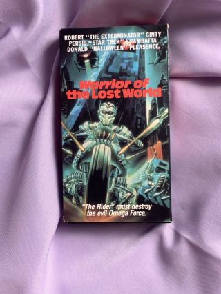 Warrior Of The Lost World - Vhs Rare Oop Htf Star Classics Sci - Fi