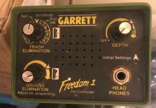 Rare Vintage Garrett Freedom 1 Coin Commander Metal Detector.  Parts. 3