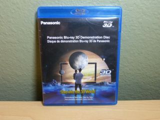 Panasonic Blu - Ray 3d Full Hd Demonstration Disc Rare Promo Demo