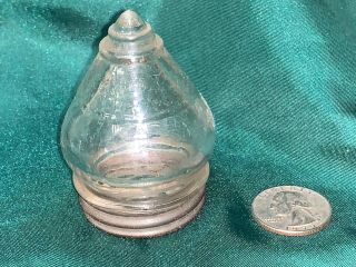 Early Antique Pressed Glass Candy Container Children 