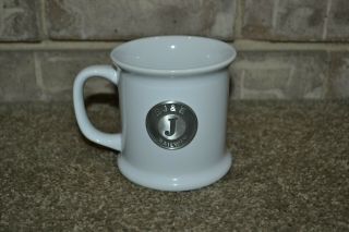 Ultra Rare Ej&e Elgin Joliet & Eastern Railway 3d Pewter Emblem Coffee Mug Nmint