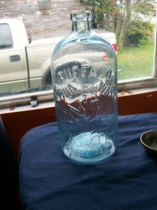 Antique Bottle Buffalo Lithis Water 1870/80 10 " Tall Attic Like Perfect