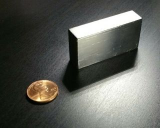 1 (one) Large Neodymium N52 Block Magnet Strong Rare Earth 2 " X 1 " X 1/2 " Defect