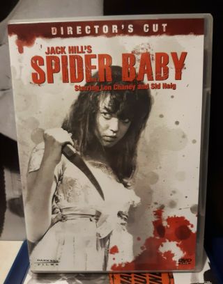 Spider Baby Dvd Jack Hill Sid Haig Dark Sky Films Rare Oop