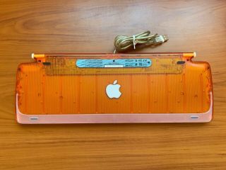 Ultra Rare Apple Mac Model M2452 Tangerine Keyboard Spanish Model