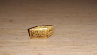 Antique Fj Kress Box Co Pittsburgh Pa 15 Year 10k Gold Filled Service Pin