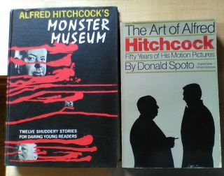 Alfred Hitchcock - Set Of 2 Rare Vintage Books - Monster Museum & Art Of Vg