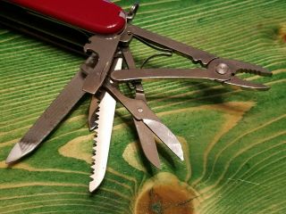 Victorinox Craftsman Swiss Army Knife Rare Vintage Sak