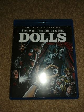 Dolls (collectors Edition) (blu - Ray Disc,  2014) Scream Factory Rare Oop