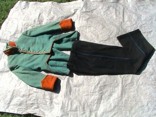 Old Austro - Hungarian Officer Uniform With Trousers - Very Rare - Bargain