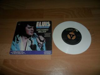 Elvis Presley - Unchained Melody (rare Ltd Edition Canadian White Vinyl 7 " Single)