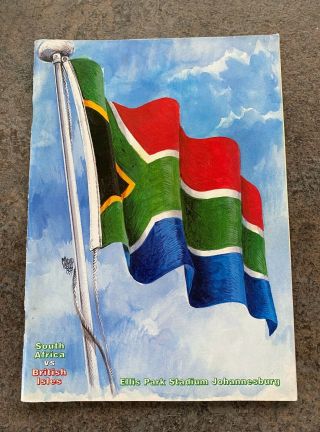 South Africa Vs British Isles Johannesburg July 1997 Official Programme (rare)