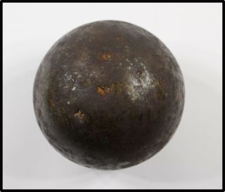 Antique Relic Civil War 6lb 6 Pounder Cannon Ball 3.  5 Inches Rare N Sword