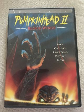 Pumpkinhead 2 Blood Wings Dvd Rare Horror Oop