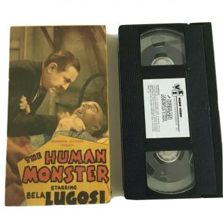 The Human Monster Vhs Vci/united Home Video Rare Oop Horror Bela Lugosi
