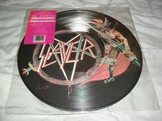 Slayer - Show No Mercy - Awesome Mega Rare Picture Disc Vinyl Lp 1983 Exodus Ex,