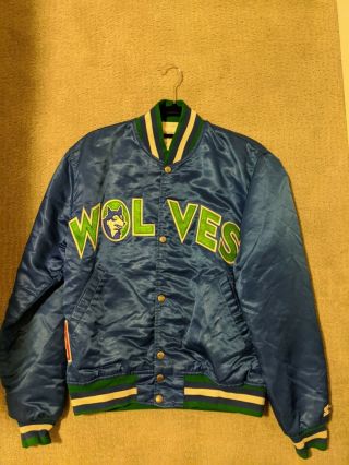 Vintage Minnesota Timberwolves Starter Jacket (rare) - Medium
