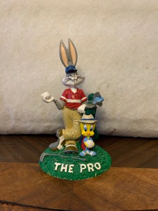 Rare Warner Bros Studio Store Bugs Bunny Tweety Bird Golfing 