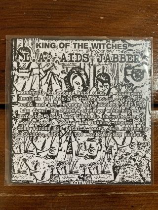 L.  A.  AIDS JABBER DVD KING OF THE WITCHES rare Cult Oop Horror sov Slasher Hiv, 2