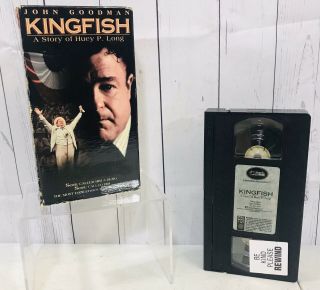 Kingfish Vhs John Goodman Very Rare Htf Promotional Vhs Huey P Long Bio