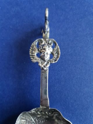 ANTIQUE Sterling Silver (Dutch ?) Spoon 1901 Chester Berthold Muller 3