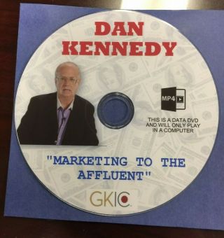 Dan Kennedy – Marketing To The Affluent Home Study Dvd Very Rare