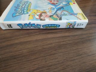 Pokemon - Heroes: The Movie (VHS,  2004) Animated Clamshell Case OOP Rare 3