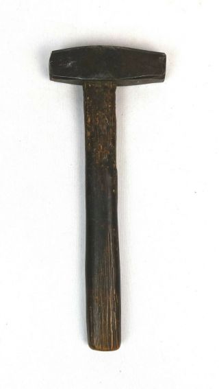 Antique Primitive Rustic Hammer Hand Carved Handle