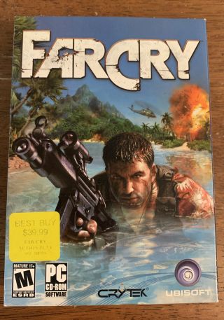 Far Cry 1 Big Box Pc Version (2004) Rare Big Box Complete
