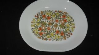 Corelle Corningware Indian Summer 12 " Oval Serving Platter Plate Rare Euc