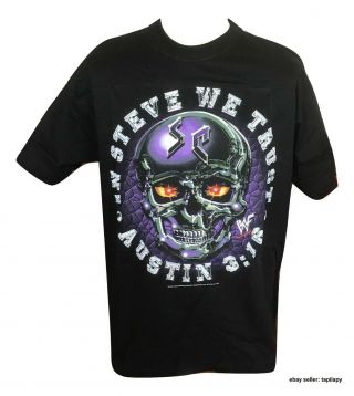 Wwf Wwe Vintage 2000 Steve Austin Xl T Shirt In Rare