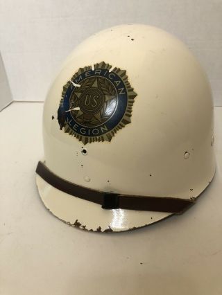 Vintage Wwii Us M1 Army Helmet Liner - Capac - Vfw Us American Legion Rare Find