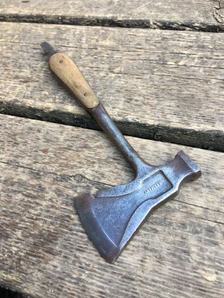 Old Vintage Antique Tools Axe Hatchet Multi Tool Germany Camping Wood Rare