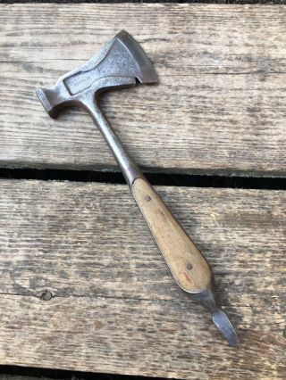 OLD VINTAGE ANTIQUE TOOLS AXE HATCHET MULTI TOOL GERMANY CAMPING WOOD RARE 3