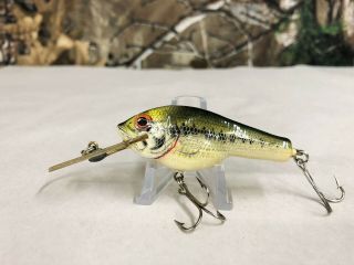 Vintage Bagley Small Fry Bass Fishing Lure (great Color)