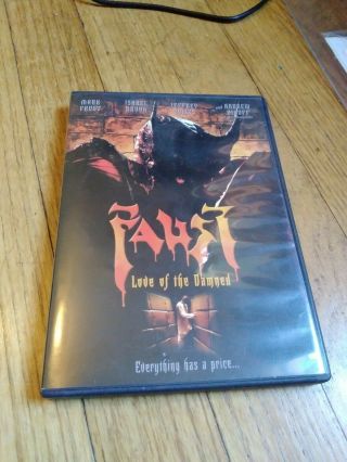 Faust - Love Of The Damned (dvd,  2001) Rare Early Comic Book Movie Horror