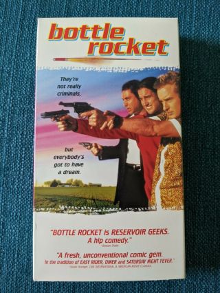 Bottle Rocket (vhs 1996) Wes Anderson Owen Wilson James Caan Rare Oop