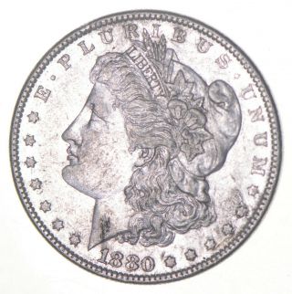 Rare - 1880 - O Morgan Silver Dollar - Very Tough - High Redbook 624