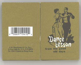 Two Rare Vintage Shackman Dance Lesson Flip Books