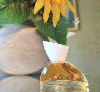 Vintage Rare Longing Perfume By Coty Miniature Bottle 1/8 Oz.