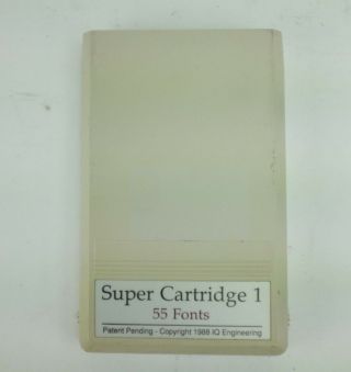 Rare Iq Engineering Cartridge 1 - 55 Fonts - For Hp Laserjet Ii Series